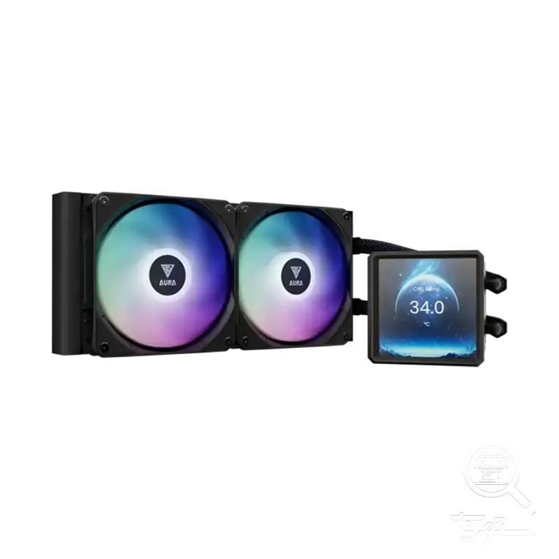 سیستم خنک کننده آبی گیم دیاس مدل AURA GL240 LCD ARGB
