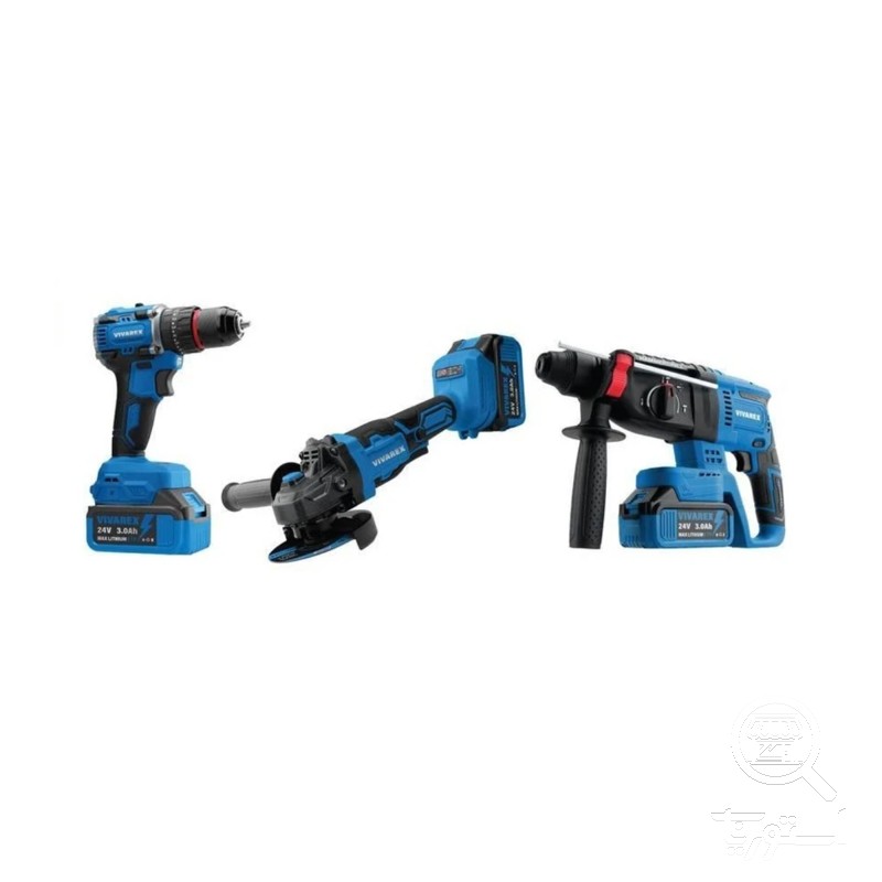 دریل ویوارکس مدل VR2403-BCK مجموعه 3 عددی