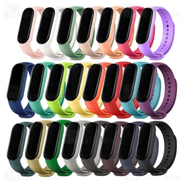 بند سیلیکونی مچ بند هوشمند شیائومی Xiaomi Mi Band 5 / 6 Silicone