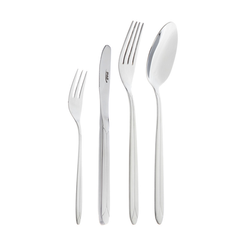 سرویس قاشق و چنگال 24 پارچه ناب استیل مدل palermo کد 310