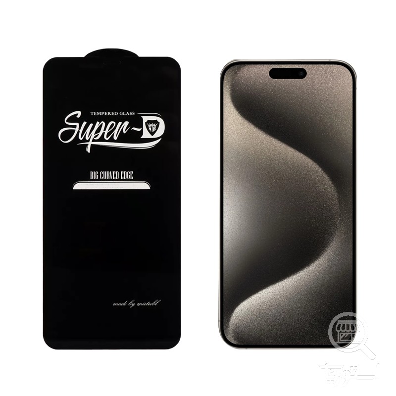 گلس گوشی اپل iPhone 15 Pro Max مدل Super D