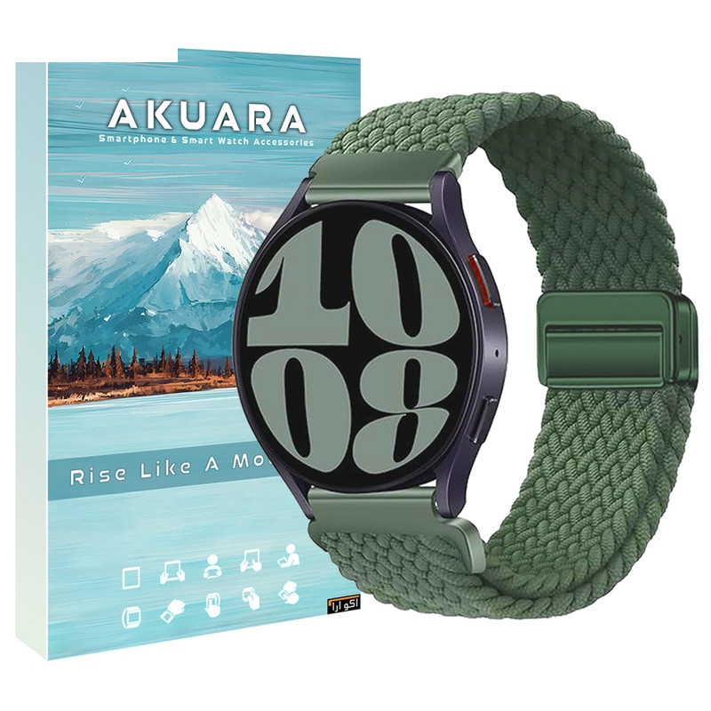 بند آکوآرا مدل Woven solomag AK مناسب برای ساعت هوشمند ناتینگ CMF Watch Pro 3 22mm