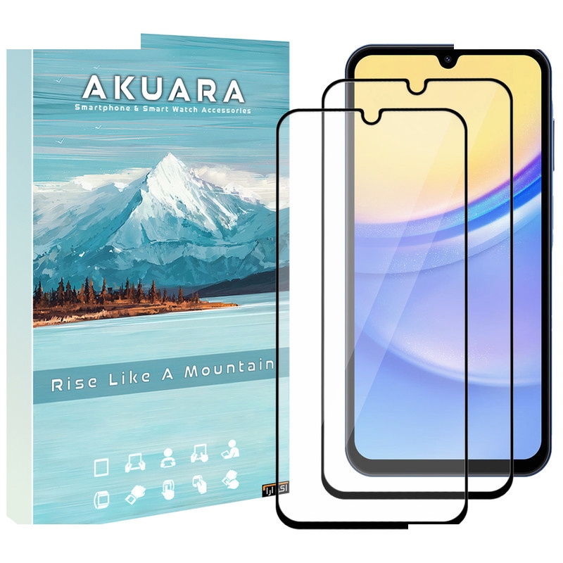 محافظ صفحه نمایش آکوآرا مدل Full AKU مناسب برای گوشی موبایل سامسونگ Galaxy A05s / A06 / M14 5G / F14 4G مجموعه دو عددی