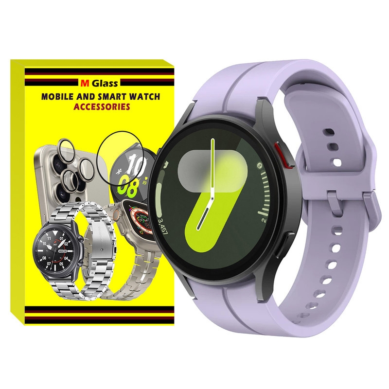 بند امگلس مدل Silic ORG MG مناسب برای ساعت هوشمند سامسونگ Galaxy Watch 7 44mm / Galaxy Watch 7 40mm