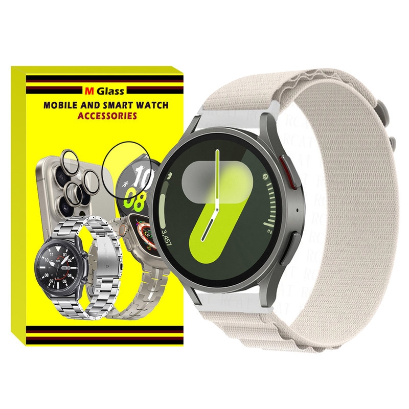 بند امگلس مدل Alpine MG مناسب برای ساعت هوشمند سامسونگ Galaxy Watch 4/5/6/7/FE سایز 40/43/44/46/47 میلی متری