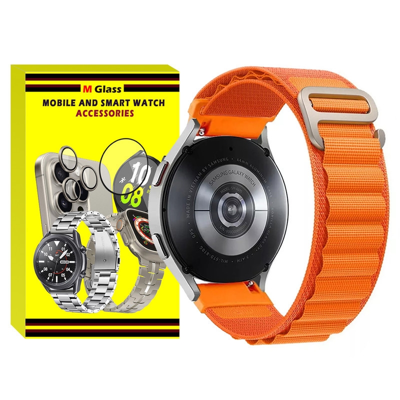بند امگلس مدل Alpine MG مناسب برای ساعت هوشمند سامسونگ Galaxy Watch FE
