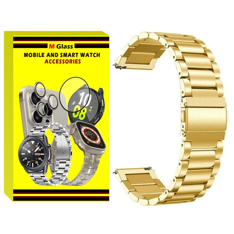 بند امگلس مدل 3Bead-MG مناسب برای ساعت هوشمند سامسونگ Galaxy Watch FE