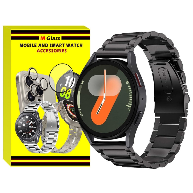 بند امگلس مدل 3Bead-MG مناسب برای ساعت هوشمند سامسونگ Galaxy Watch 7 44mm