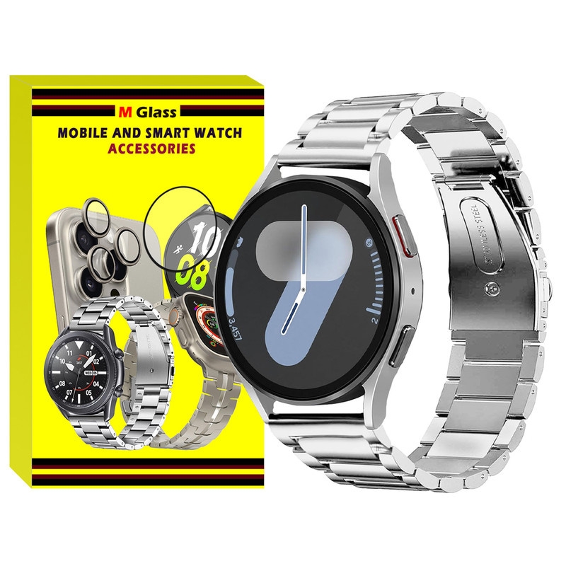 بند امگلس مدل 3Bead MG مناسب برای ساعت هوشمند سامسونگ Galaxy Watch 7 40mm