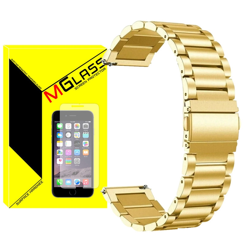 بند امگلس مدل 3Bead-MG-TW مناسب برای ساعت هوشمند هایلو GS / GST / GST Lite / LS02 Pro / Solar LS05 / Solar Plus RT3 / Solar Lite / RT2 / RS3 / RT LS05s