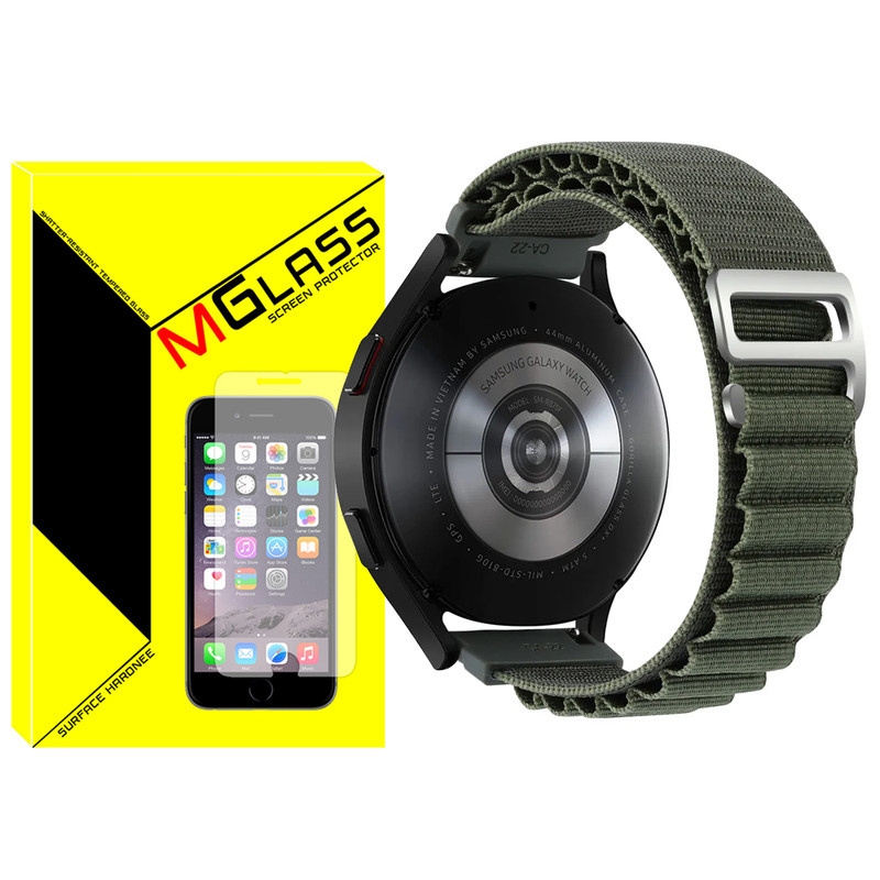 بند امگلس مدل Alpine-MG مناسب برای ساعت هوشمند سامسونگ Galaxy Watch 4 40mm / Watch 4 44mm / Watch 4 Classic 42mm / Watch 4 Classic 46mm