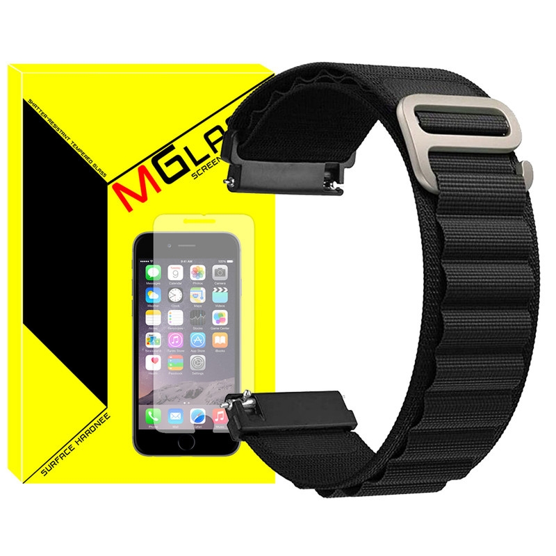 بند امگلس مدل Alpine-MG مناسب برای ساعت هوشمند گارمین Vivoactive 3 / Vivoactive 3 music