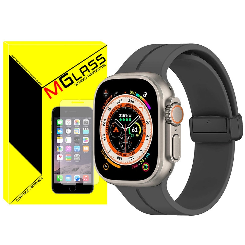 بند امگلس مدل Magnetic-ORG-ZR مناسب برای ساعت هوشمند ویرفیت BW8 Ultra