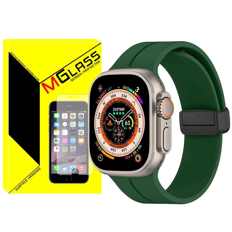 بند امگلس مدل Magnetic-ORG-ZR مناسب برای ساعت هوشمند ویرفیت HW8 Ultra max