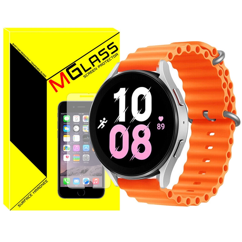 بند امگلس مدل Ocean مناسب برای ساعت هوشمند سامسونگ Galaxy Watch 3 41mm / Watch 4 40mm / Watch 4 42mm / Watch 4 44mm / Watch 4 46mm