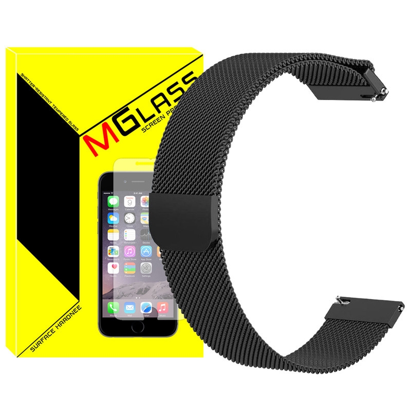 بند امگلس مدل Milanese مناسب برای ساعت هوشمند هایلو RS4 Plus / RS4