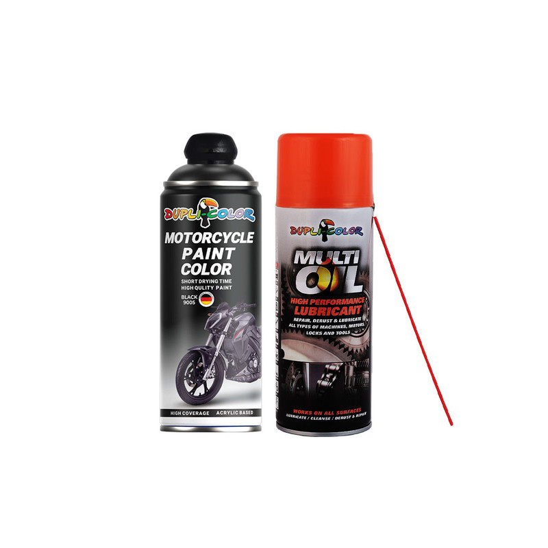 کیت تمیزکننده خودرو دوپلی کالر مدل oil حجم 400 میلی لیتر مجموعه 2 عددی