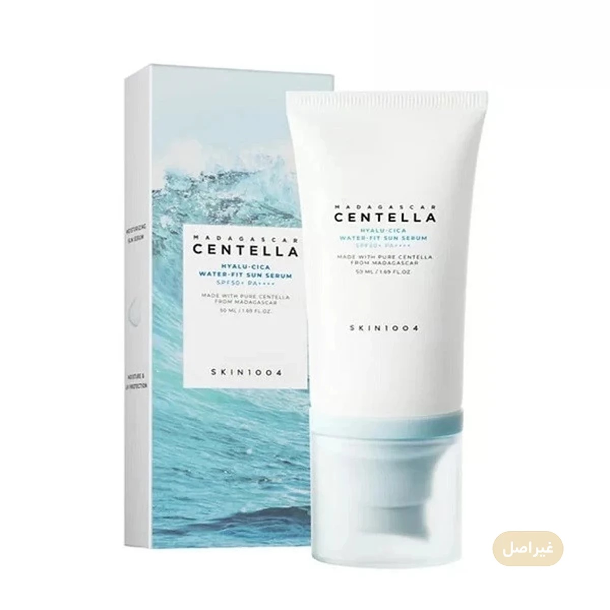 کرم ضد آفتاب بدون رنگ سنتلا SPF 50 مدل Water Fit Sun Serum مناسب پوست های نرمال، حساس و خشک حجم 50 میلی لیتر - غیر اصل
