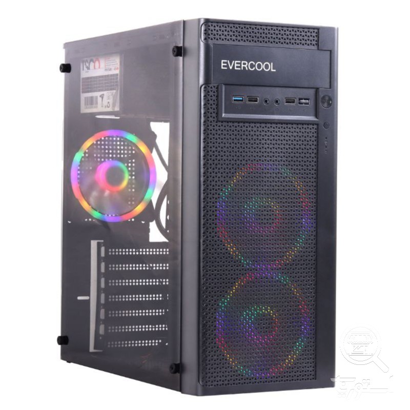کیس کامپیوتر گیمینگ اورکول مدل LW204 سه فن قرمز