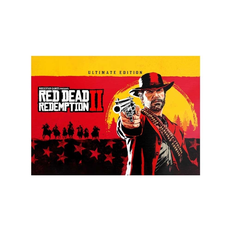 متال پوستر گیمینگ طرح Red Dead Redemption 2 کد PCD-MB1001