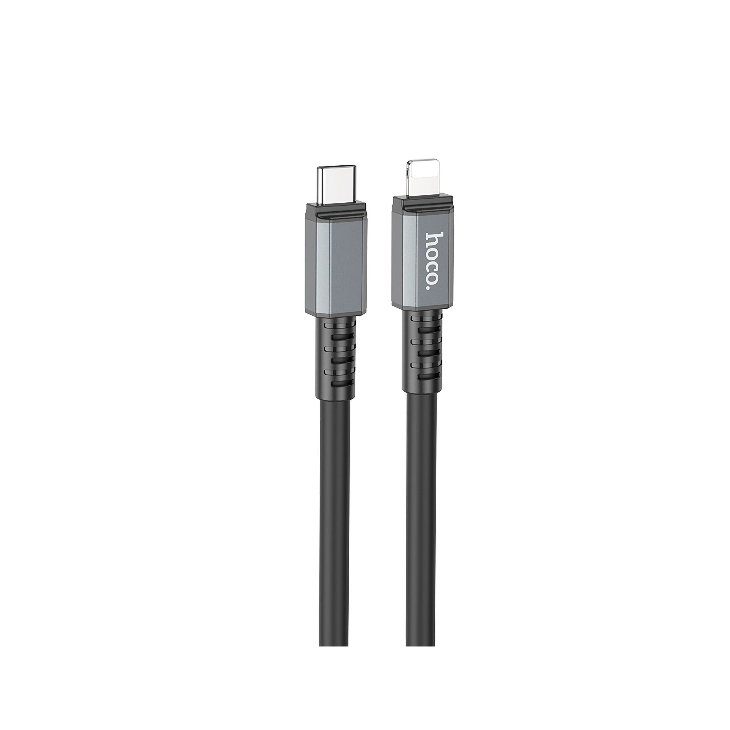 کابل تبدیل تایپ سی به لایتنینگ هوکو مدل X85 20W طول 1 متر