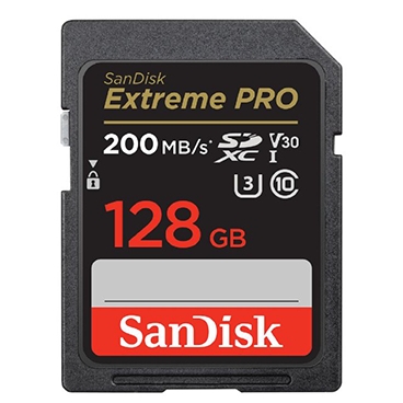 کارت حافظه SDXC سن دیسک مدل Extreme Pro V30 کلاس 10 استاندارد UHS-I U3 سرعت 200mbps ظرفیت 128 گیگابایت