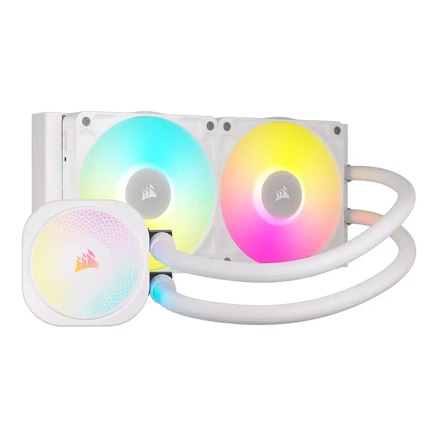 خنک کننده مایع پردازنده کورسیر مدل iCUE LINK TITAN 240 RX RGB White
