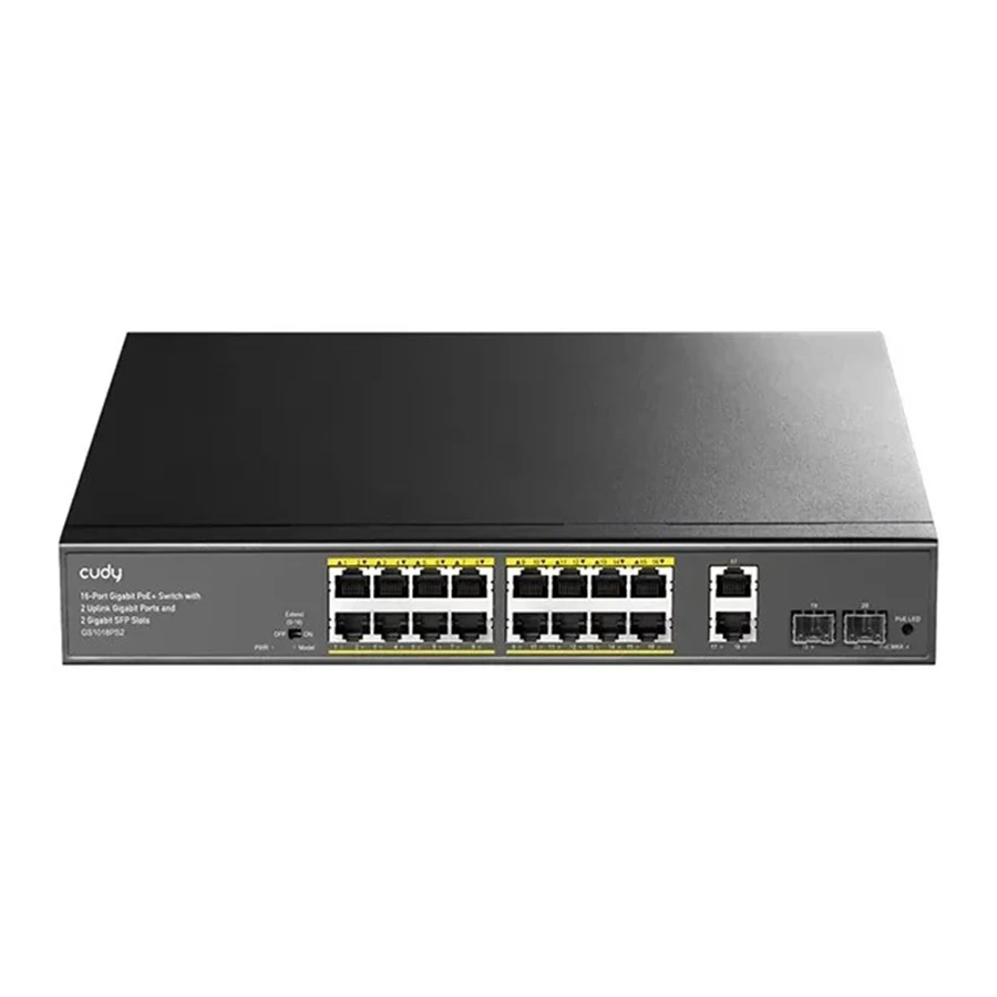 سوییچ 16 پورت گیگابیت PoE کودی مدل GS1018PS2