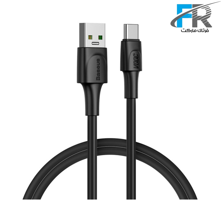 کابل تبدیل USB به Type-C باسئوس مدل White CATSW-F طول 1 متر