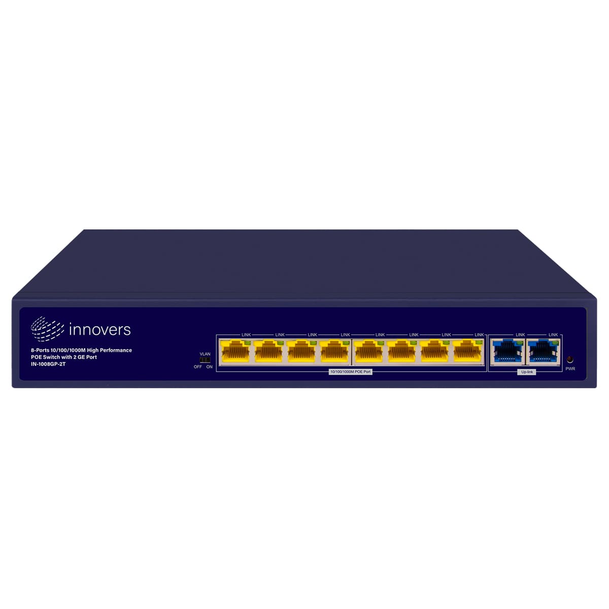 سوئیچ 8 پورت اینوورس مدل IN-1008GP-2T Desktop