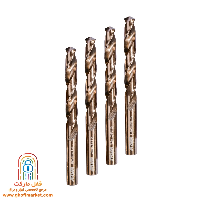 مته کبالت 5 درصد HSS سایز 13 آروا مدل 7523