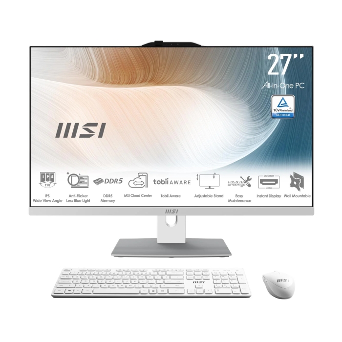 کامپیوتر All in One ام اس آی AM272P 1M - Core 7 150U 16GB 1TB Intel Graphics
