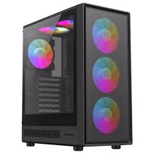 کیس گیم مکس مدل GameMax Storm 2 Black RGB Mid