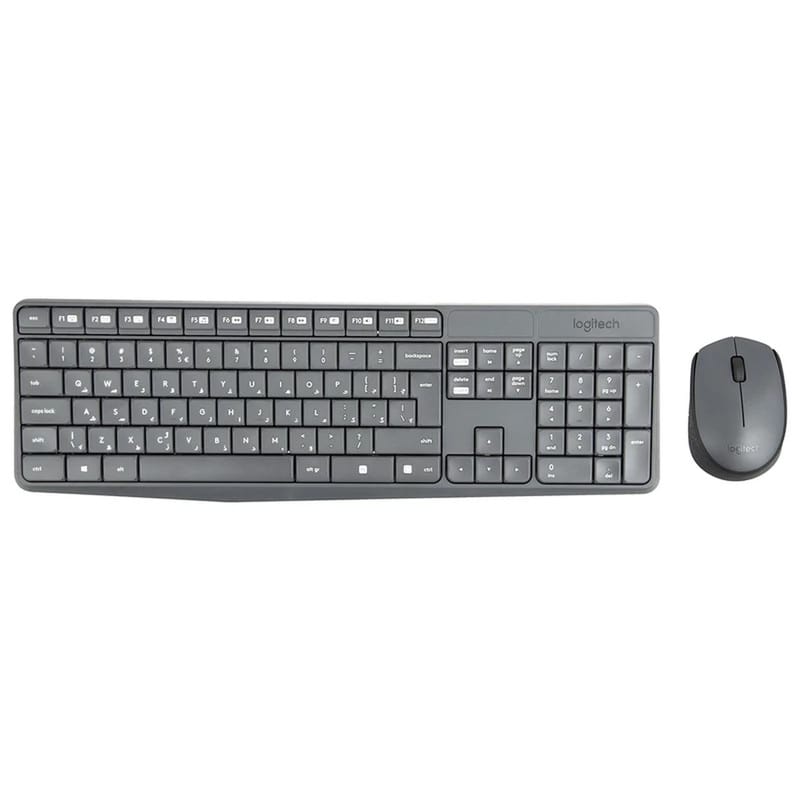 کیبورد و ماوس بی سیم لاجیتک مدل Logitech MK235 Wireless Keyboard