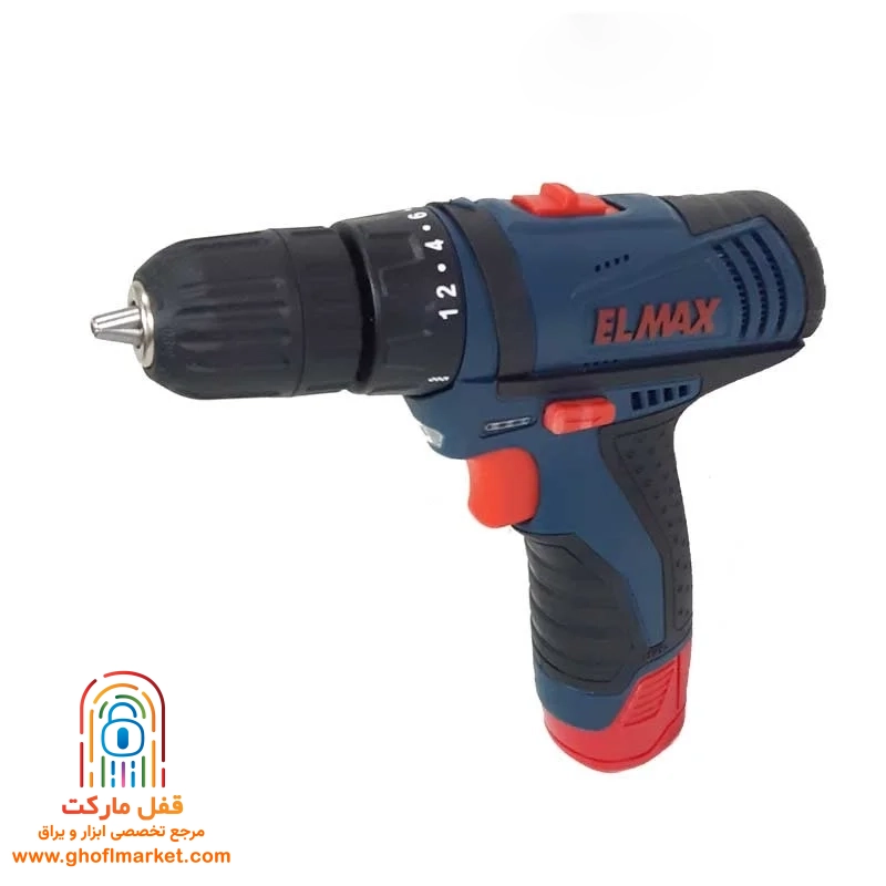 دریل شارژی چکشی 12 ولت المکس مدل C.D 233