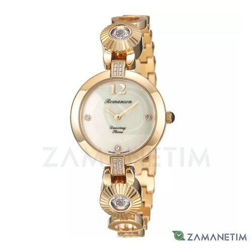 ساعت مچی زنانه رومانسون مدل RM8A05QLGGM1R1-W