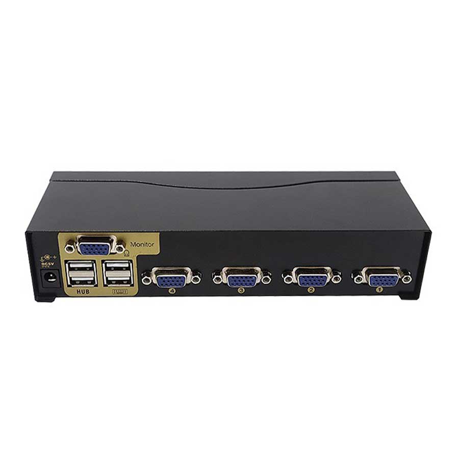 سوییچ 4 پورت KVM VGA فرانت مدل FN-K4US