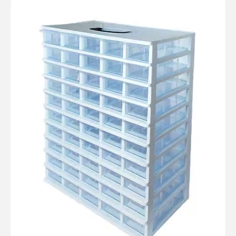 فایل پلاستیکی قناد 50 خانه پلاستیکی کشو ابزار و قطعات کوچک