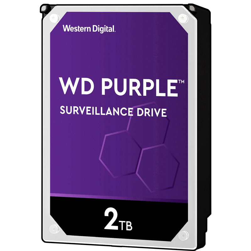 هارد دیسک اینترنال ۳.۵ اینچ وسترن دیجیتال مدل Purple 64MB ظرفیت ۲ ترابایت