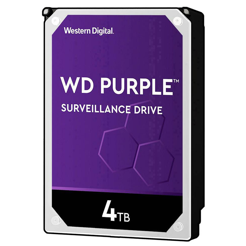 هارد دیسک اینترنال ۳.۵ اینچ وسترن دیجیتال مدل Purple ظرفیت ۴ ترابایت