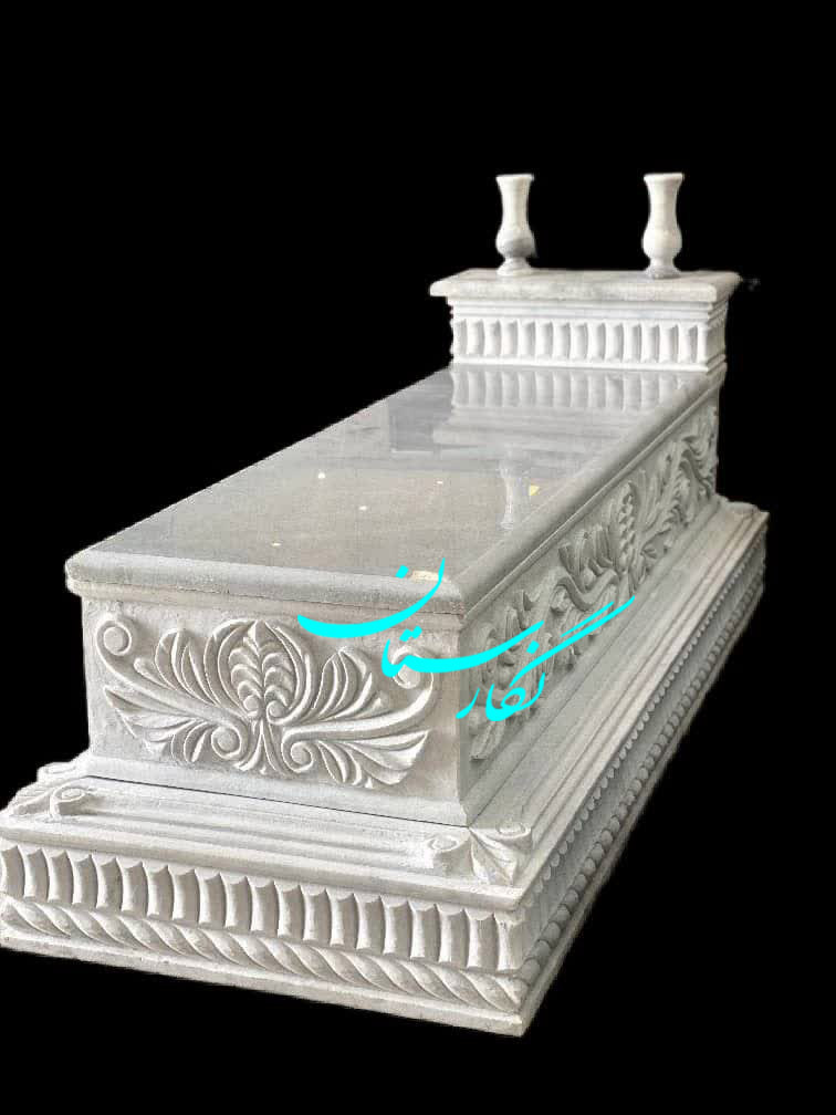 سنگ مزار کریستال طرح دار کد 299