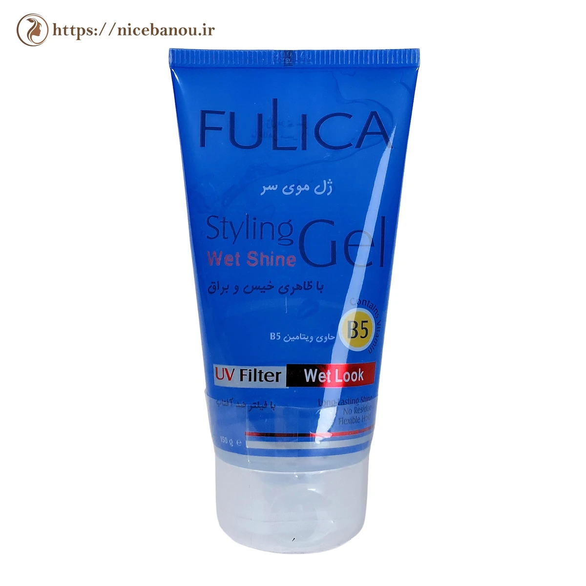 ژل مو فولیکا مدل Wet Shine با جلوه خیس و براق ۱۵۰ گرم
