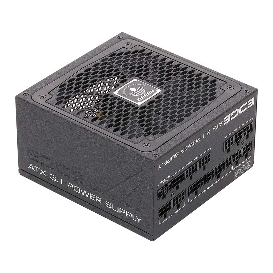 پاور کامپیوتر 1000 وات تمام ماژولار گرین مدل GP1000B-EDGE PLATINUM