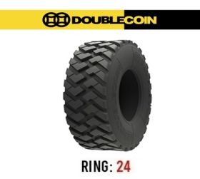 لاستیک جرثقیل دبل کویین مدل REM-1 (گل نخی چکشی) سایز 14.00R24 (تاریخ تولید 2024)