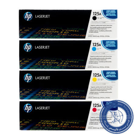 ست کارتریج رنگی اچ پی چهار رنگ HP 125A