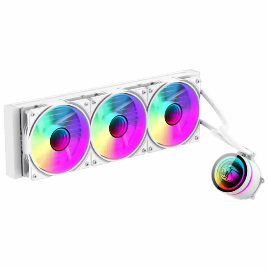 خنک کننده مایع پردازنده گیم مکس مدل IceBurg 360 Infinity WH