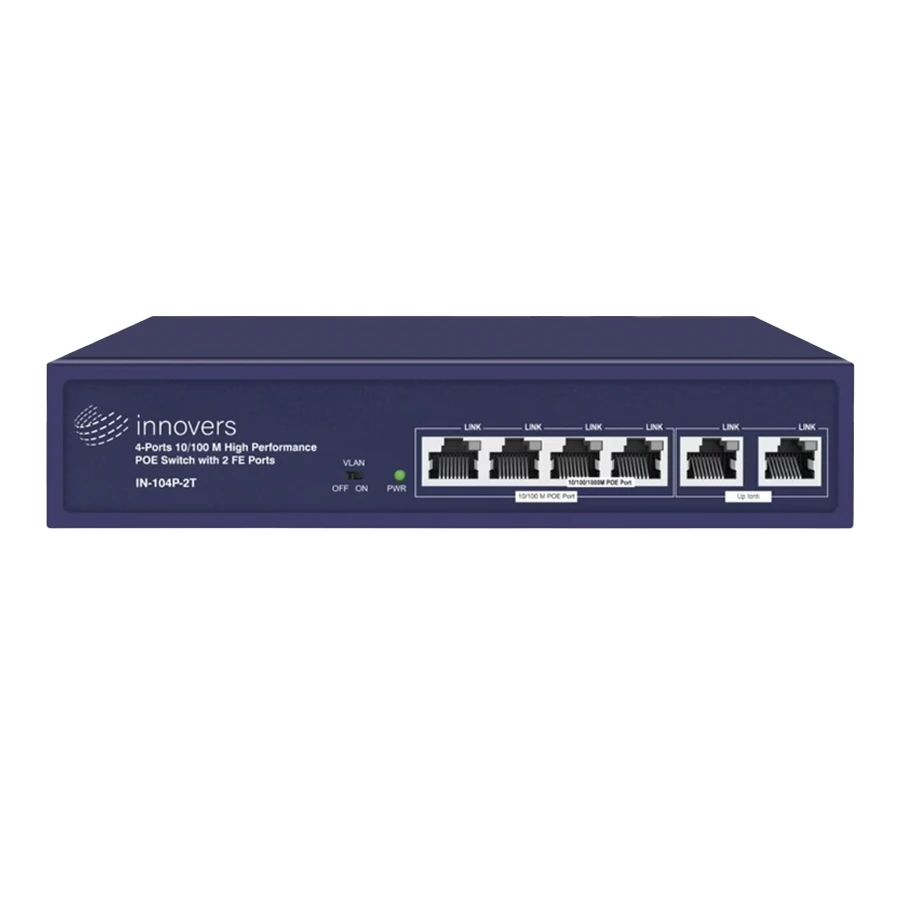 سوييچ 4 پورت اینوورس مدل IN-104P-2T