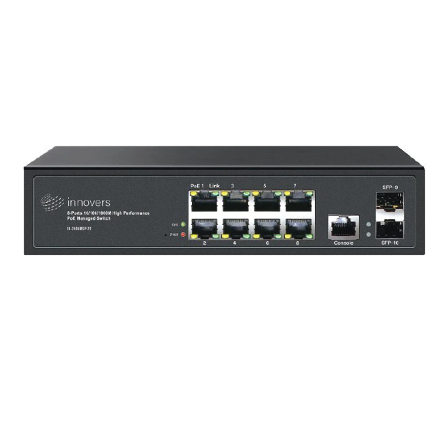 سوييچ 8 پورت اینوورس مدل IN-2008MGP-2S