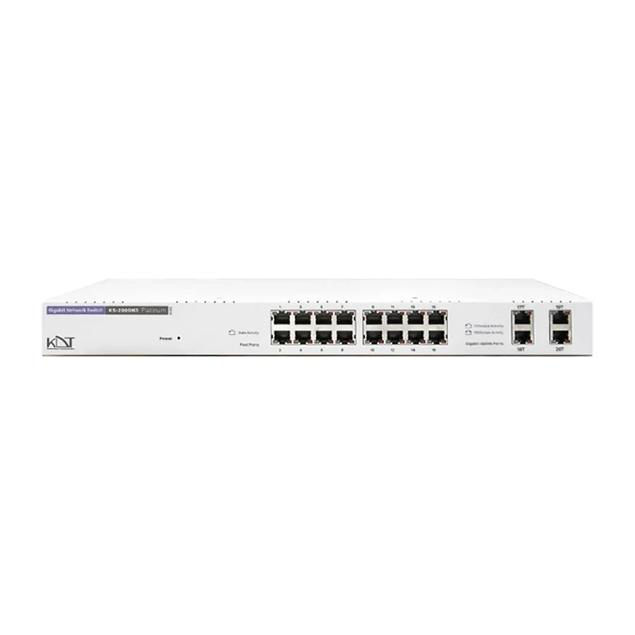 سوييچ 16 پورت کی دی تی مدل KS-2000H3