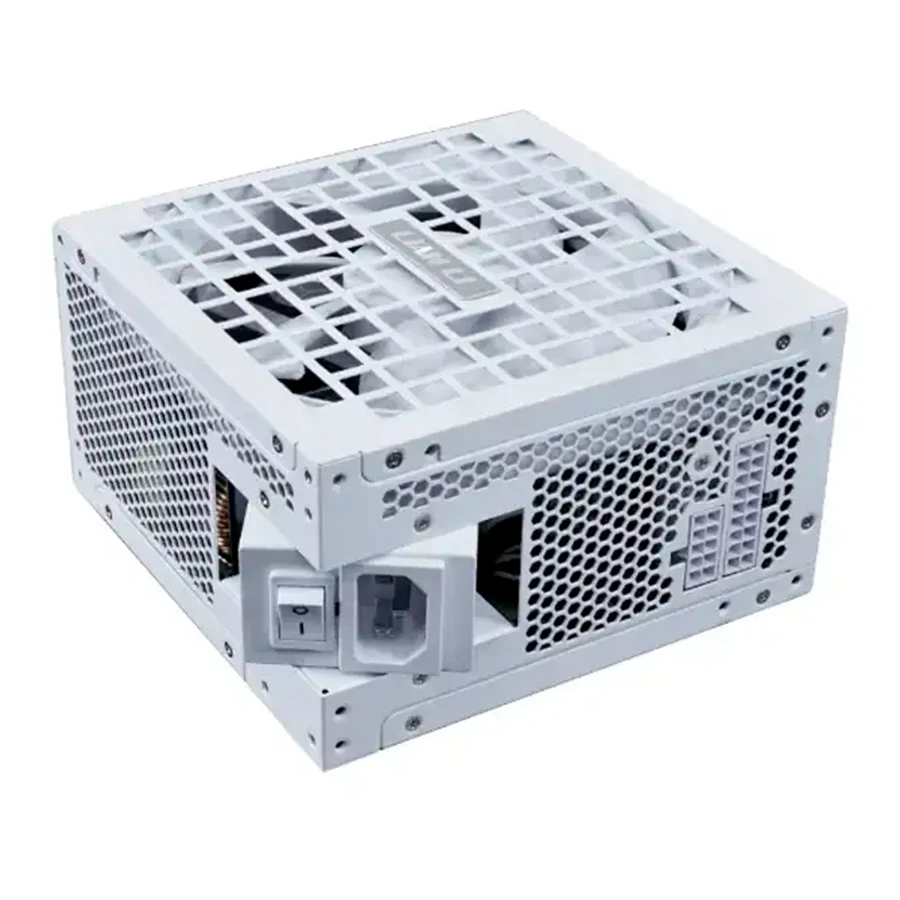 پاور کامپیوتر 1000 وات تمام ماژولار لیان لی مدل RS Gold White